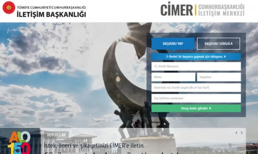 Altun Açıkladı! CİMER'e 2019'da 3 Milyon 138 Bin 233 Başvuru Yapıldı