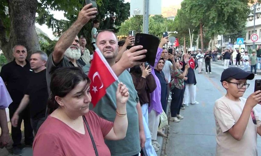 Amasya'da mehterli milli irade yürüyüşü gerçekleştirildi