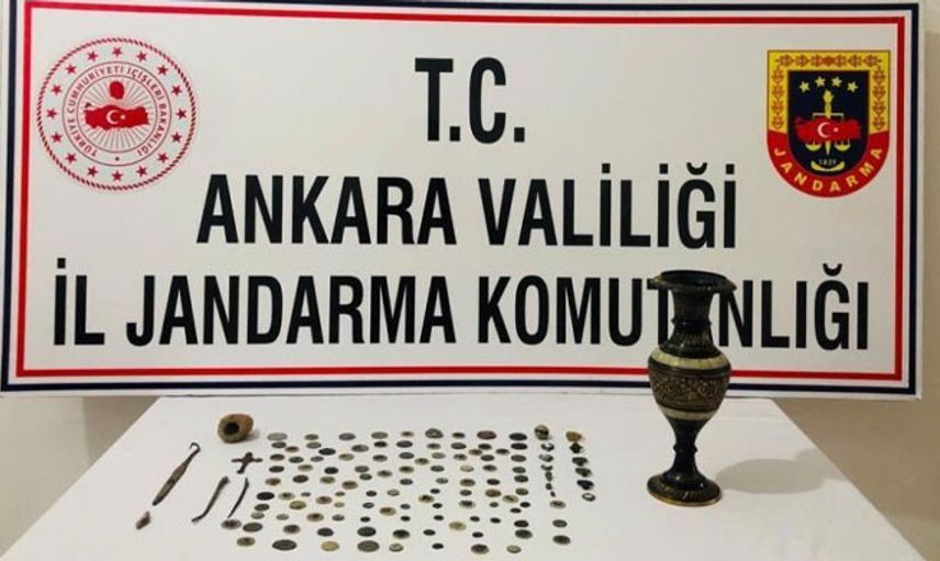 Ankara Jandarması Tarihi Eser Kaçakçısına Göz Açtırmadı