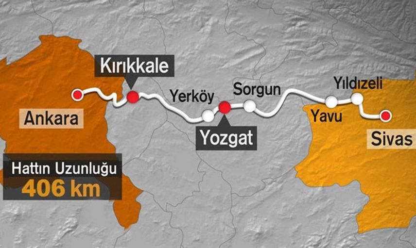 Ankara-Sivas YHT Hattının Hizmete Açılacağı Tarih Belli Oldu