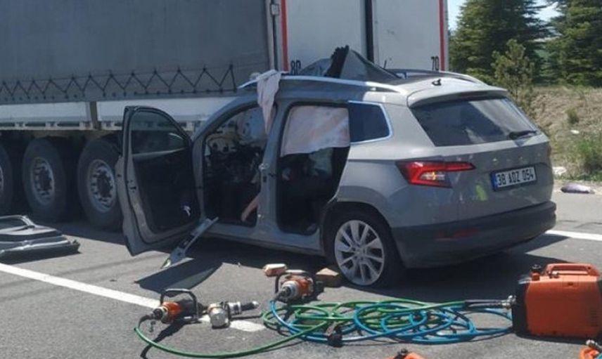 Ankara'da Cip Tıra Arkadan Çarptı: 2 Ölü, 3 Yaralı