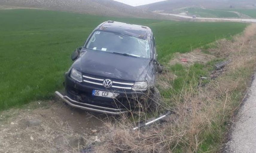 Ankara’da Etkili Olan Yağış Kazaya Neden Oldu: 1 Yaralı