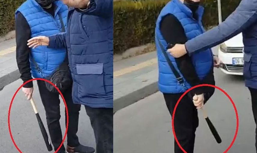 Ankara'da Motorlu Kurye Olarak Çalışan Genç Kıza Trafikte Beyzbol Sopalı Saldırı Girişimi!