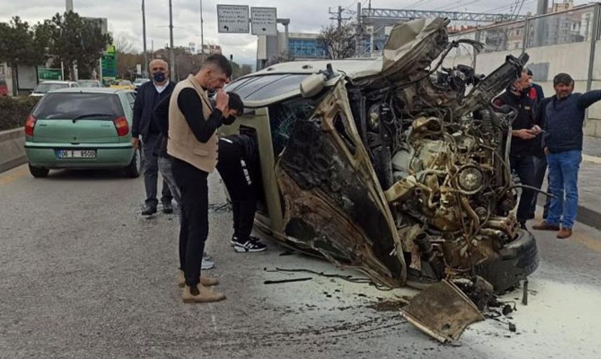 Ankara’da Trafik Kazası: 4 Yaralı