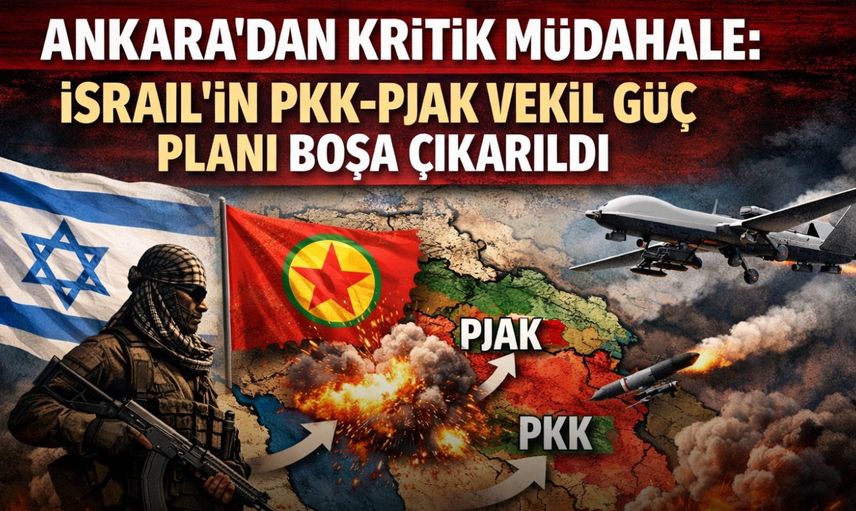 Ankara’dan Kritik Müdahale: İsrail’in PKK-PJAK Vekil Güç Planı Boşa Çıkarıldı