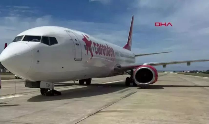 Antalya Havalimanı'nda Corendon Havayolları'na ait uçağın tehlikeli inişi: Panik ve endişe