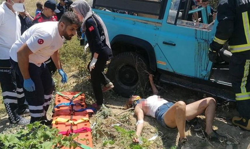 Antalya Manavgat’ta korkunç kaza! Turist taşıyan safari cip uçuruma yuvarlandı! Çok sayıda ölü ve yaralı var!