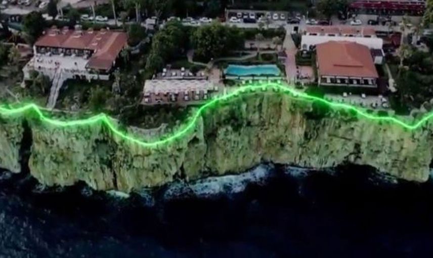 Antalya'daki Falez Işıklandırma Projesi İptal Edildi!