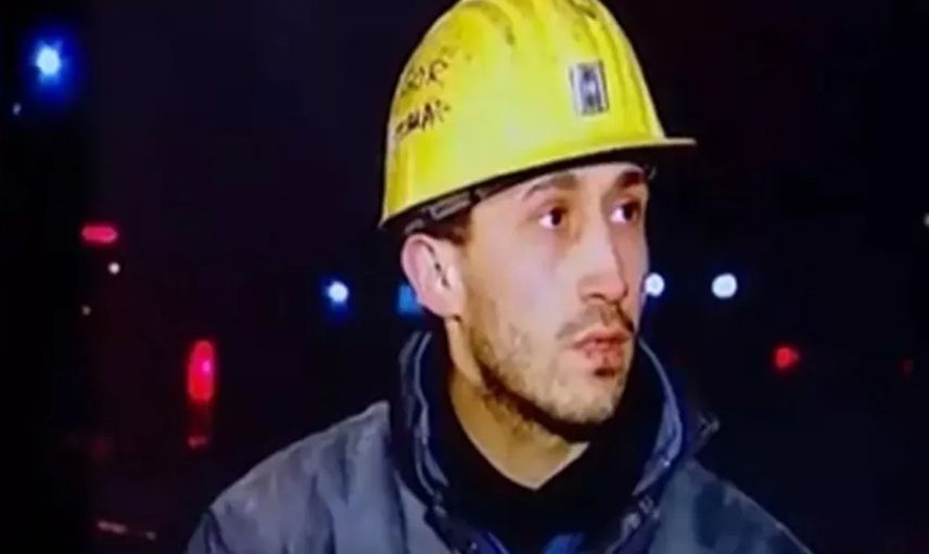 Arama kurtarma çalışmalarına katılan madenciden duygu dolu sözler