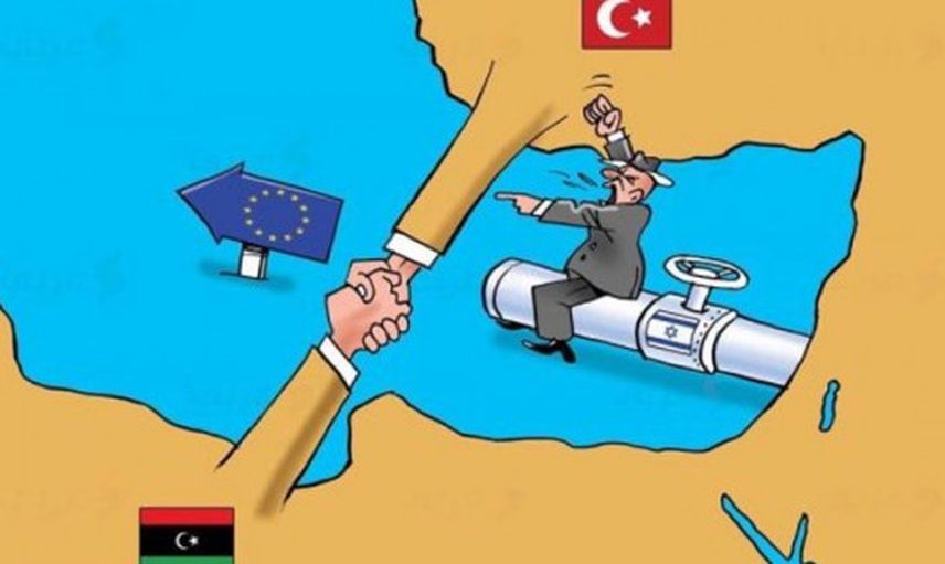 Arap Sanatçının Türkiye Libya Anlaşmasını Çizdiği Karikatür Büyük Beğeni Aldı