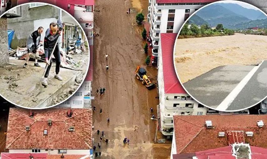 Arhavi'yi Çamurdan Temizlediler! Alkış ve Dualarla Uğurlandılar