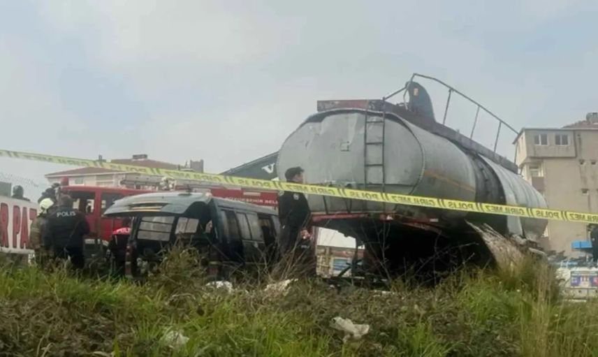 Ataşehir'de korku dolu anlar: Yakıt tankeri patladı, çok sayıda yaralı var