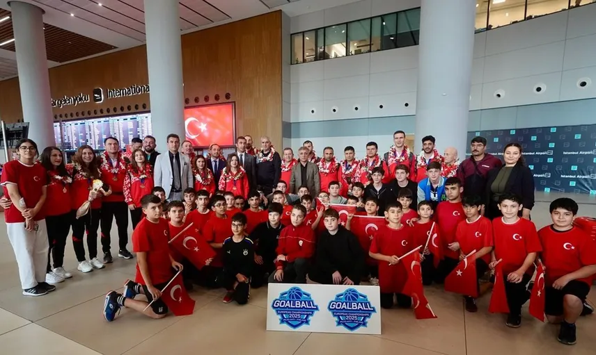 Avrupa Şampiyonu Kadın ve Erkek Golbol Milli Takımları Yurda Döndü