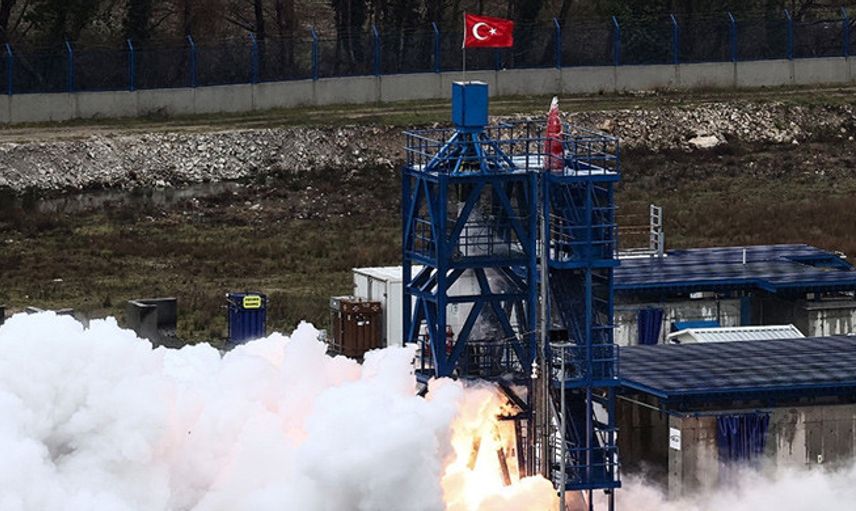 'Ay'a Sert İniş' Görevinde Kullanılacak Hibrit Roket Motorunun Testi Başarıyla Sonuçlandı