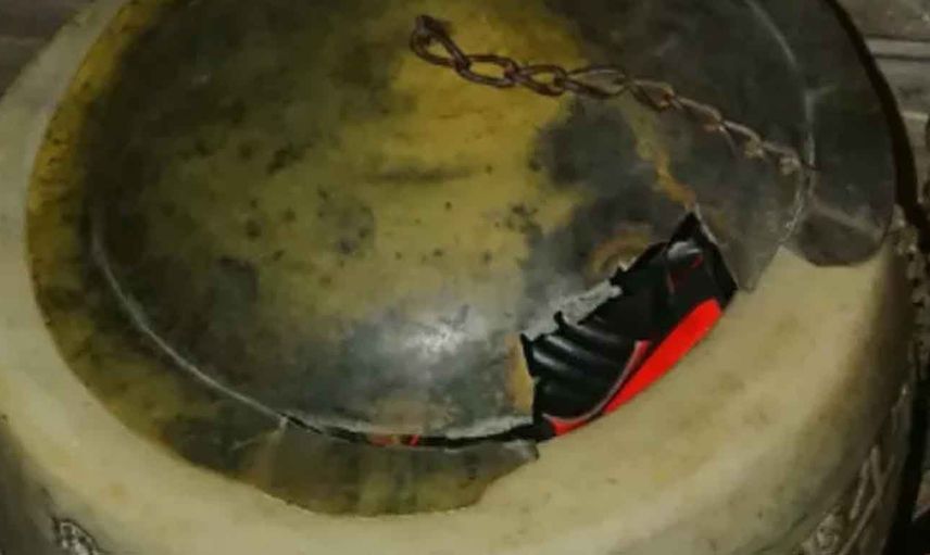 Ayasofya Camii'nde tahribat: Tarihi su haznesi ayakkabılık oldu!
