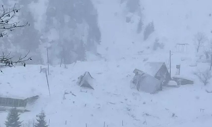 Ayder Yaylası’nda korku dolu anlar