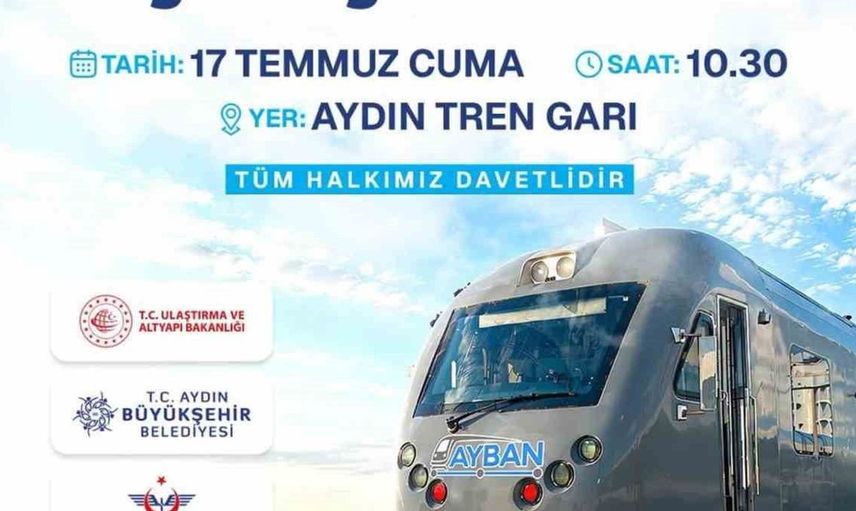 Aydın'da AYBAN banliyö hattı hizmete açılıyor