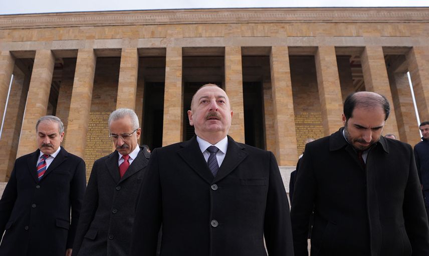 Azerbaycan Cumhurbaşkanı Aliyev’den Anıtkabir ziyareti!