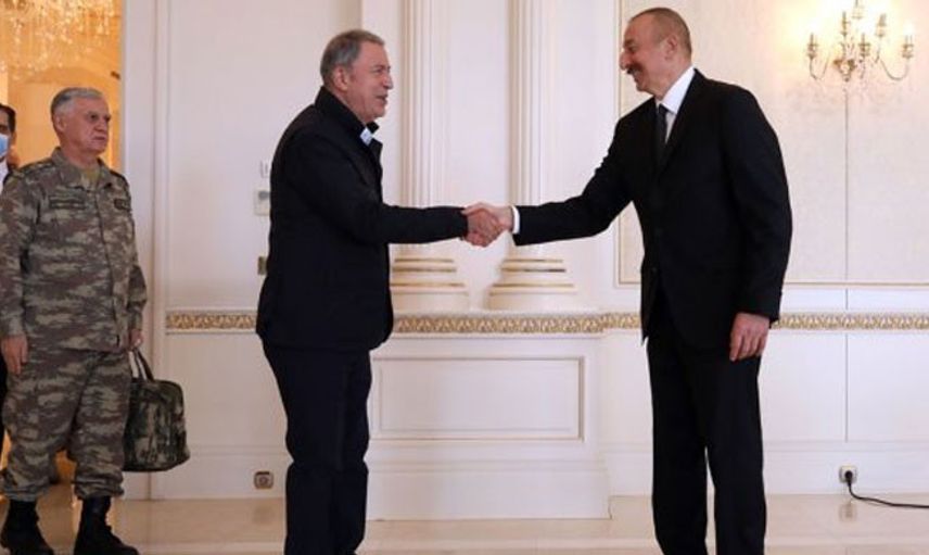Azerbaycan Lideri Aliyev, Hulusi Akar'ı Kabul Etti!