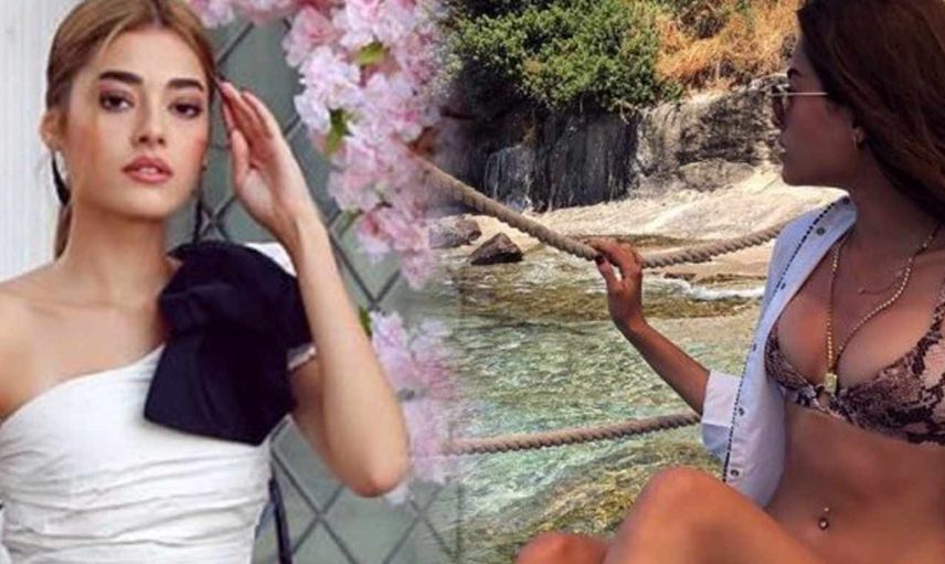Aziz'in Efnan'ı Simay Barlas mini elbisesiyle sosyal medyayı salladı