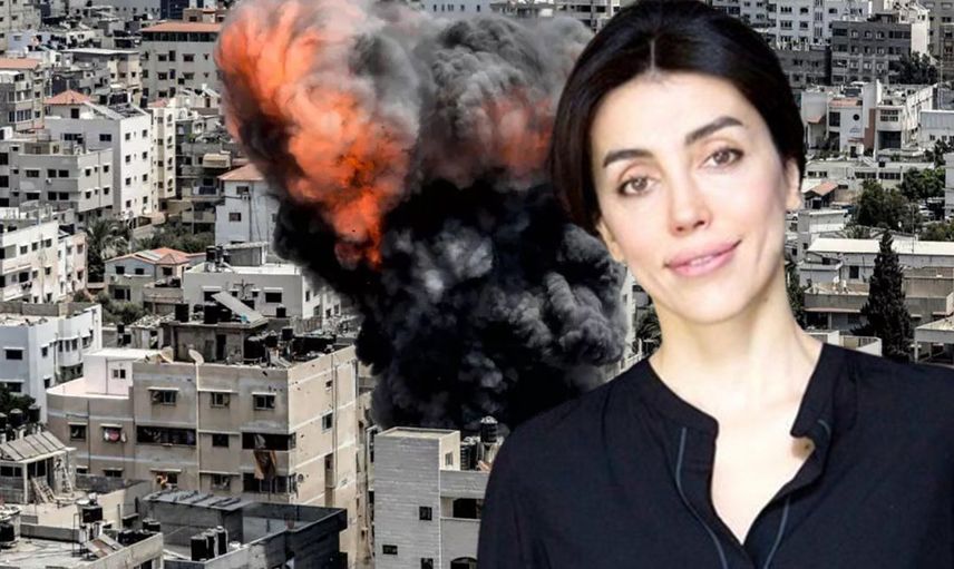 Azra Kohen’in akılalmaz Filistin açıklamasına tepki yağdı: Çocuklarını bilerek bombaların altına atıyorlar…