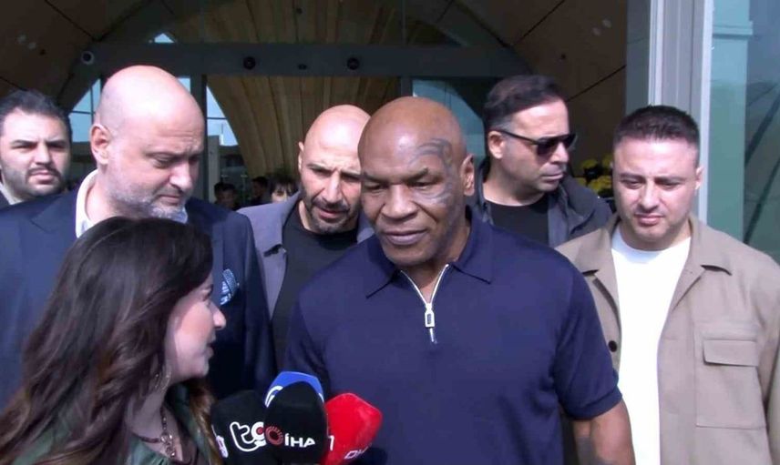 Mike Tyson İstanbul'a geldi: Dizi projesi için Türkiye'de