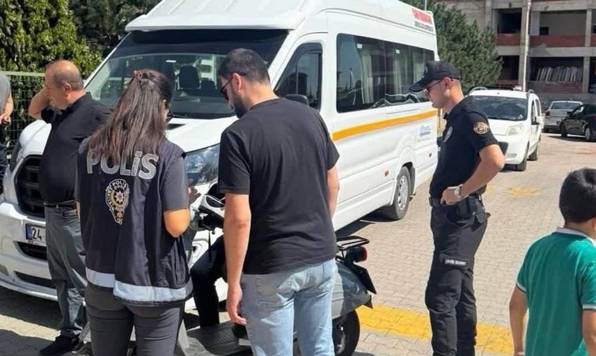 Erzincan'da çocuk güvenliği için okul çevreleri ve servis araçları denetlendi