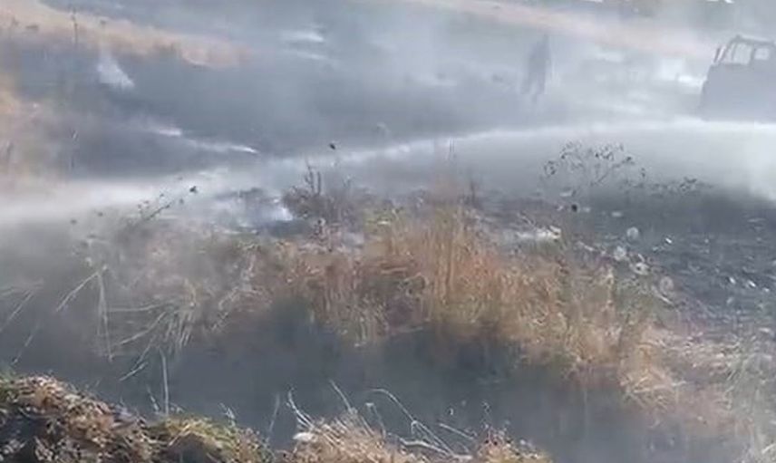 Elazığ'da arazi yangını kontrol altına alındı