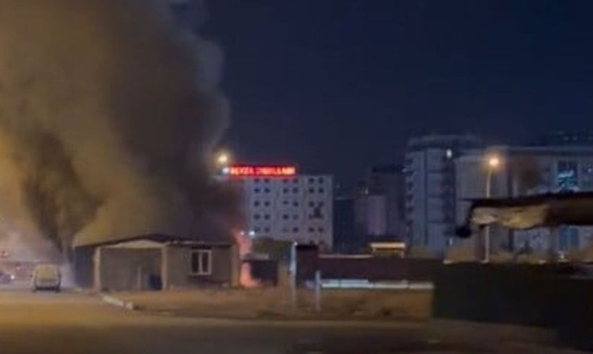Kahramanmaraş'ta iş yerinde çıkan yangında maddi hasar oluştu