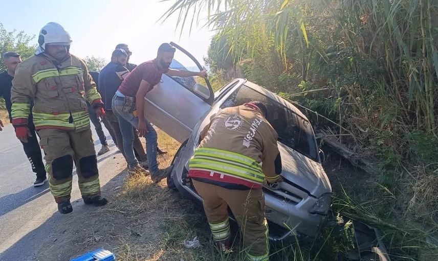 Kırıkhan'da trafik kazası sonucunda bir kişi yaralandı