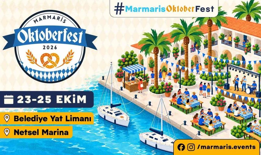 Marmaris yat limanında sonbahar festivali coşkusu yaşanacak