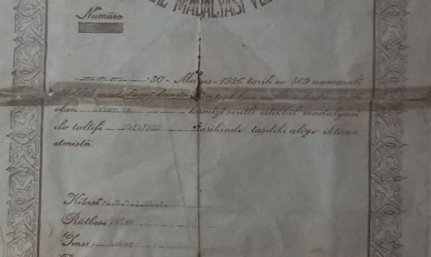 Erzurum'da tarihî bir keşif: Asker Saçaklı'nın İstiklal Madalyası gün yüzüne çıktı