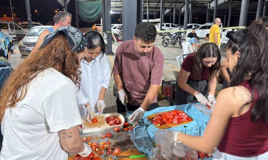 Muğla’da orman yangınına karşı dayanışma örneği