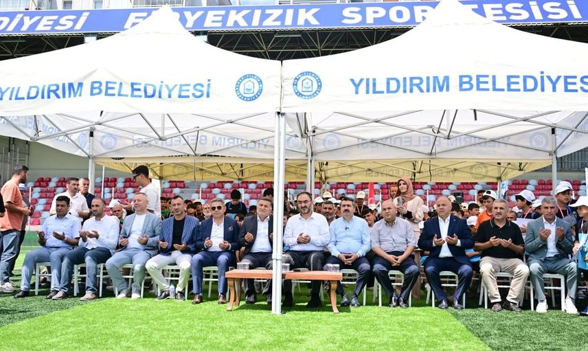 Yıldırım'da yaz kur’an kursları camiler arası futbol ve masa tenisi turnuvası sona erdi