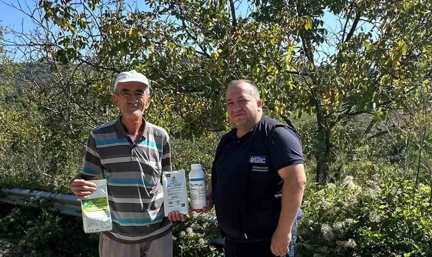 Dolu zararını hafifleten destek: Kocaeli'den üreticilere gübre desteği