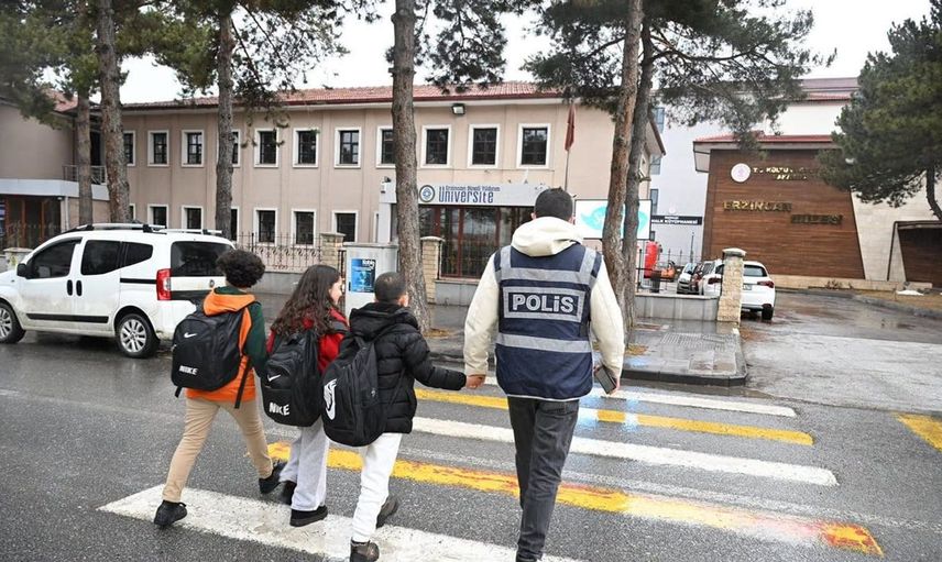 Erzincan'da öğrencilerin güvenliği için denetimler artıyor