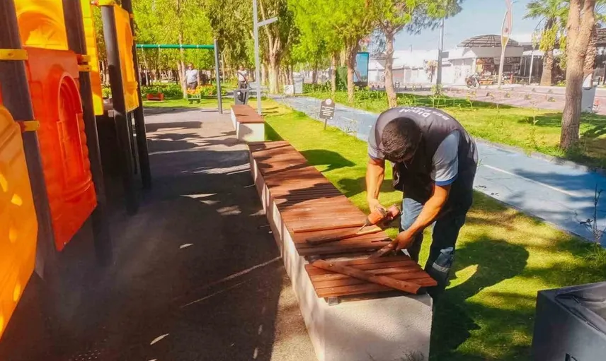 Didim Belediyesi park bakım çalışmalarına hız verdi