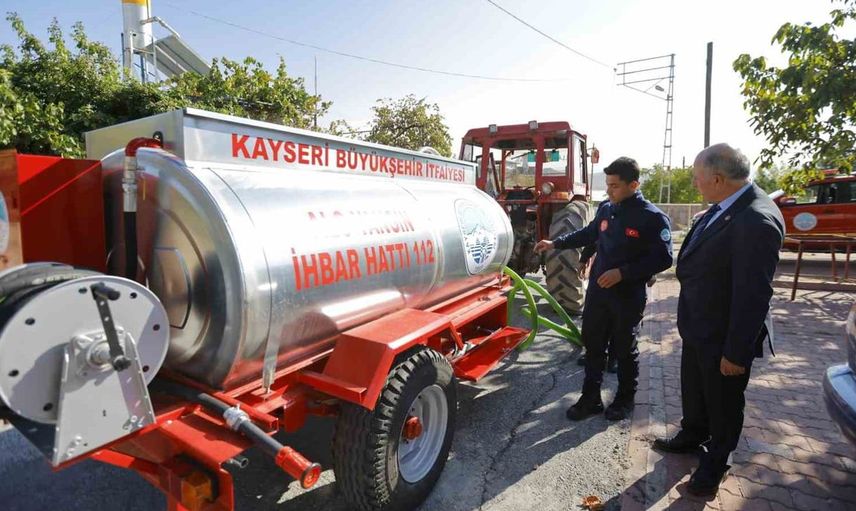 Kayseri'de kırsal alanlarda yangınlara hızlı müdahale için yeni araçlar