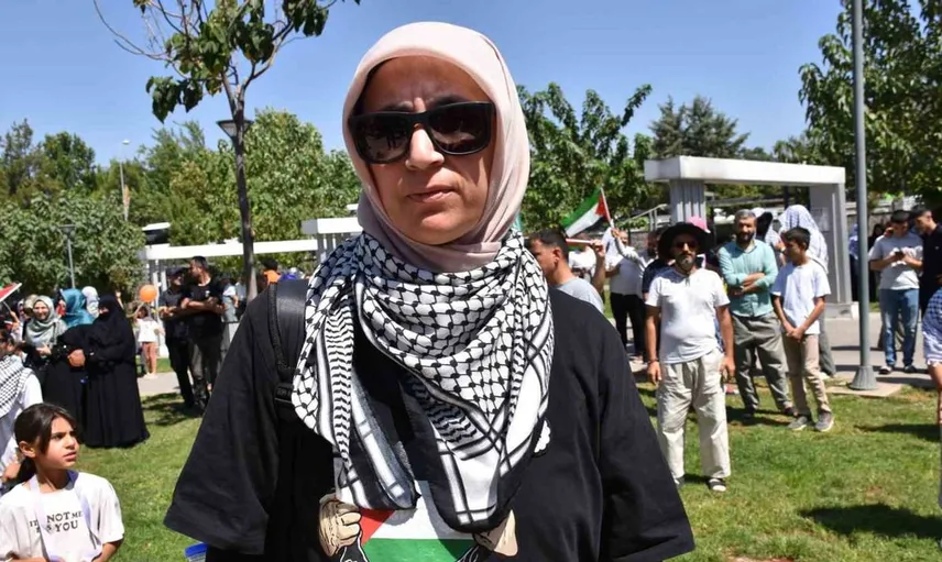 Siverek'te Filistin konvoyuyla dayanışma büyüyor
