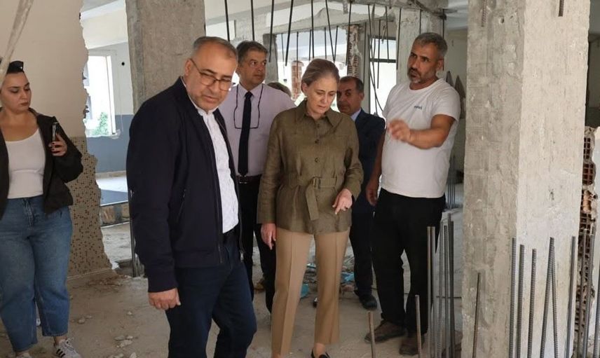 Nazilli'deki okullarda deprem güçlendirme çalışmaları devam ediyor