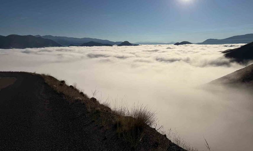 Palu'da sis panorama görüntüsü büyüledi