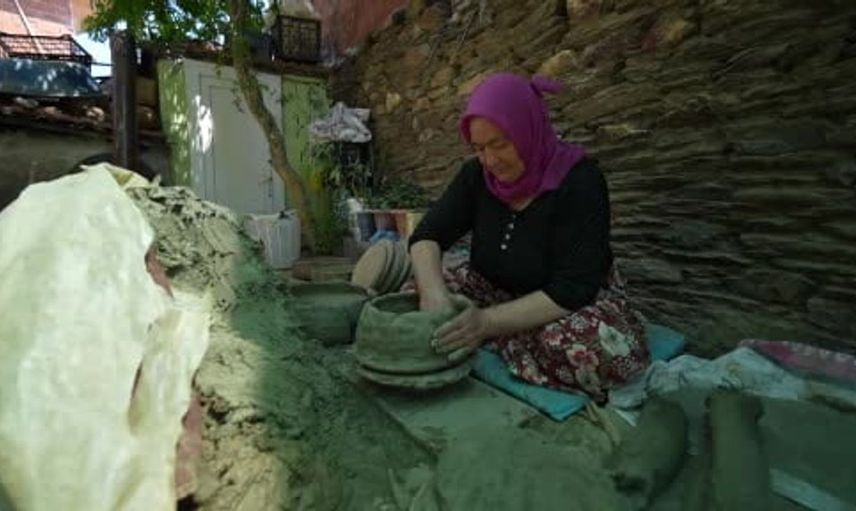 Binlerce yıllık gelenek çömlek üretimi kadın emeğiyle yaşatılıyor