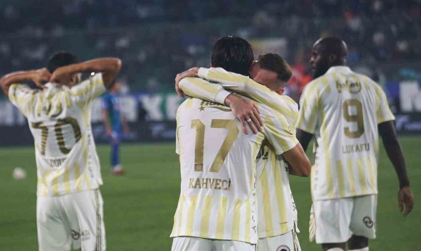 Fenerbahçe, milli aradan galibiyetle döndü: Rizespor'a 3-0 mağlup etti