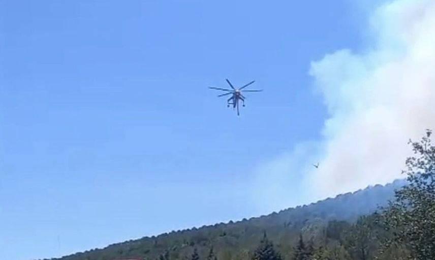 Balıkesir’de orman yangınlarıyla mücadele sürüyor