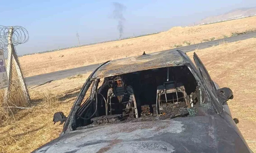 Mardin'de seyir halindeki otomobilde yangın paniği
