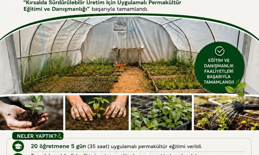 Yozgat'ta permakültür eğitimi ile sürdürülebilir tarım adımları atıldı