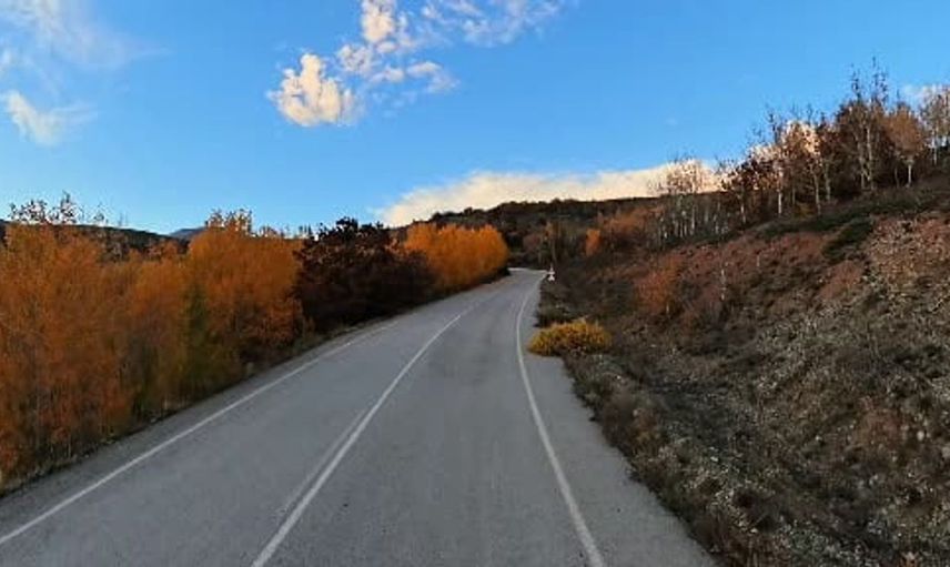 Kop Dağı'nda sonbaharın büyüleyici renkleri göz kamaştırıyor