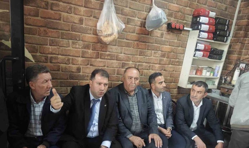 Akçadağ’daki yeni çarşıda esnafın talepleri dinlendi