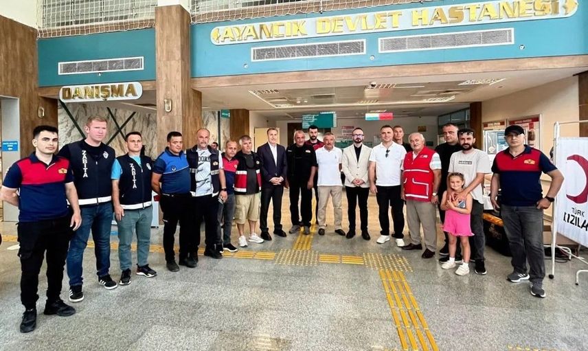 Ayancık’ta kan bağışı etkinliği başarıyla gerçekleştirildi