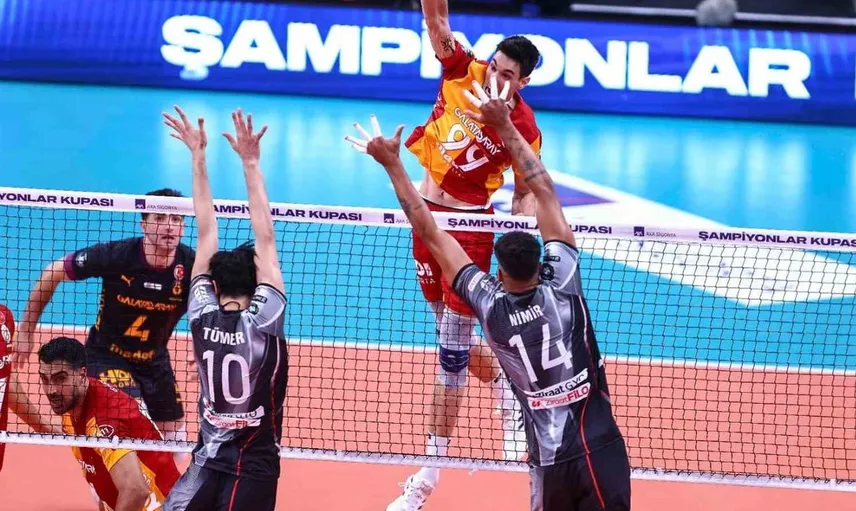 Galatasaray, AXA Sigorta Şampiyonlar Kupası'nda zafere ulaştı